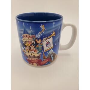 Vintage Blue Disneyland 1955-1990 Coffee Mug